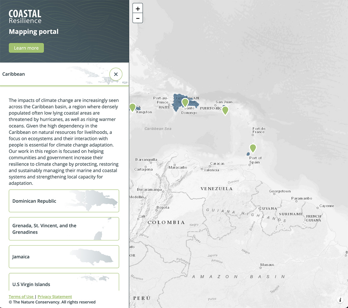 Coastal Resilience Mapping Portal